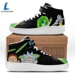 Rick and Morty Custom High Top Air Force Shoes For Fans