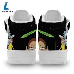 Rick and Morty Custom High Top Air Force Shoes For Fans