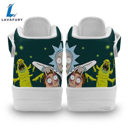 Rick and Morty High Top Air Force Shoes Custom Sneakers For Fans