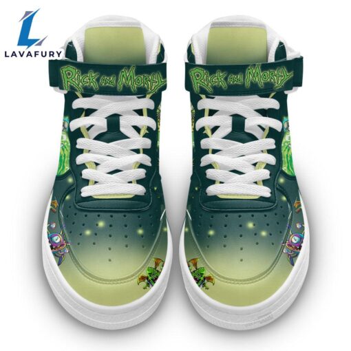 Rick and Morty High Top Air Force Shoes Custom Sneakers For Fans