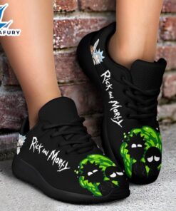 Rick and Morty Sneakers Custom Cartoon Shoes Funny For Fans