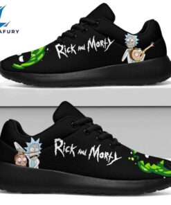 Rick and Morty Sneakers Custom Cartoon Shoes Funny For Fans