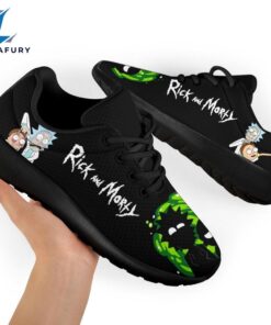 Rick and Morty Sneakers Custom Cartoon Shoes Funny For Fans