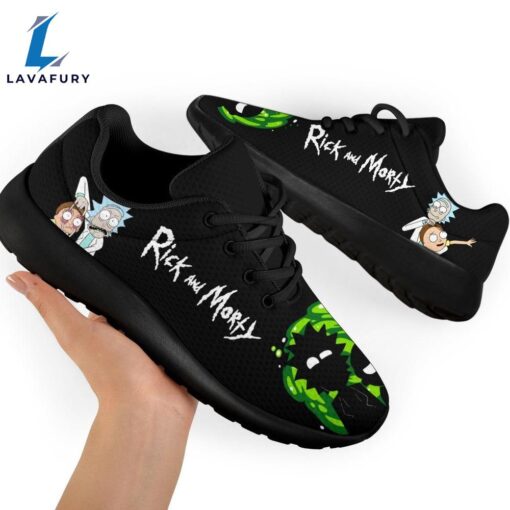 Rick and Morty Sneakers Custom Cartoon Shoes Funny For Fans