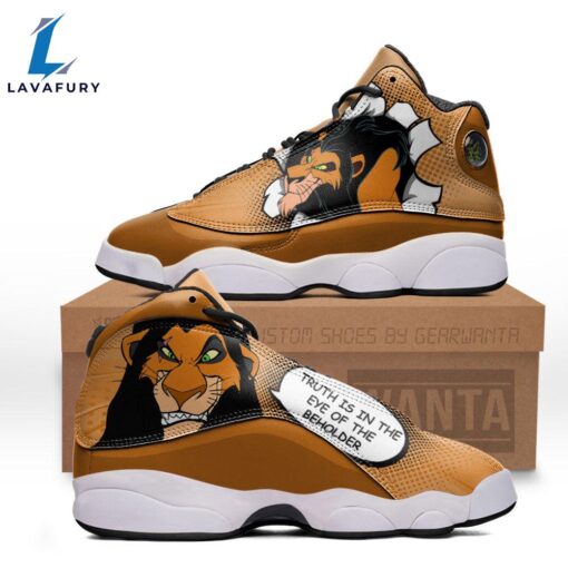 Scar J13 Sneakers Custom Comic Style Shoes