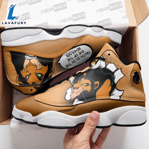 Scar J13 Sneakers Custom Comic Style Shoes