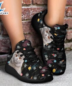 Scottish Fold Cat Sneakers Sporty Shoes For Cat Lover