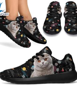 Scottish Fold Cat Sneakers Sporty Shoes For Cat Lover