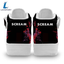 Scream Ghostface High Top Air Force Shoes Sneakers Custom For Horror Fans