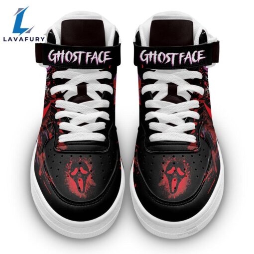 Scream Ghostface High Top Air Force Shoes Sneakers Custom For Horror Fans