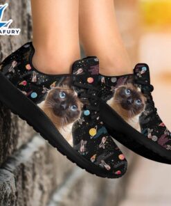 Siamese Cat Sneakers Sporty Shoes For Who Loves Cat