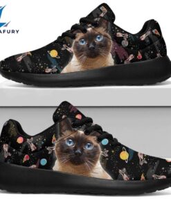 Siamese Cat Sneakers Sporty Shoes For Who Loves Cat