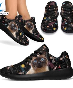 Siamese Cat Sneakers Sporty Shoes For Who Loves Cat