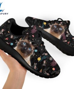 Siamese Cat Sneakers Sporty Shoes For Who Loves Cat