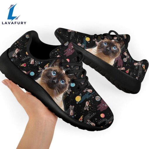 Siamese Cat Sneakers Sporty Shoes For Who Loves Cat