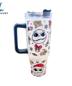 Skellington Christmas Nightmare 40 oz Travel Tumbler