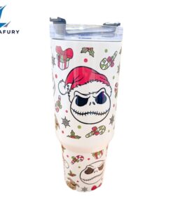 Skellington Christmas Nightmare 40 oz Travel Tumbler