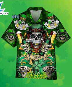 Skull Irish Whiskey Shamrock St…