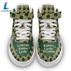 Slytherin High Top Air Force Shoes Custom Harry Potter Sneakers Fans