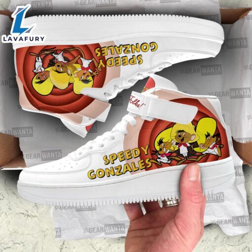 Speedy Gonzales High Top Air Force Shoes Custom Looney Tunes Sneakers