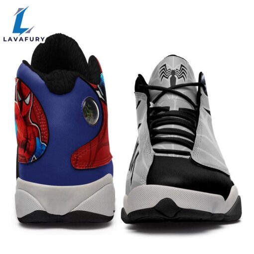 Spiderman vs Venom J13 Sneakers Super Heroes Custom Shoes