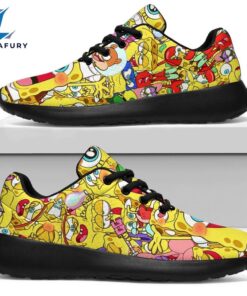 Spongebob Sneakers Custom Shoes Funny Gifts Fan