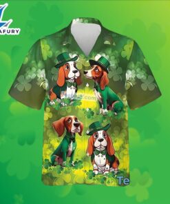 St Patrick Beagle Shamrock Green…