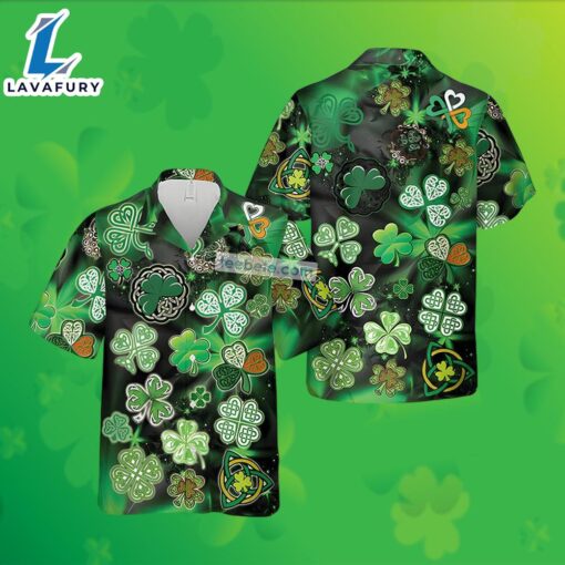 St Patrick Celtic Shamrock Green Sloth Hawaiian Shirt 2025