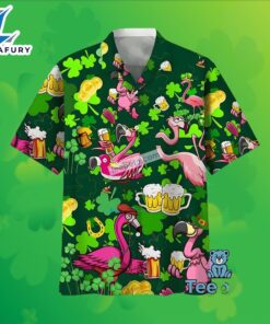 St Patrick Flamingo Beer Shamrock…