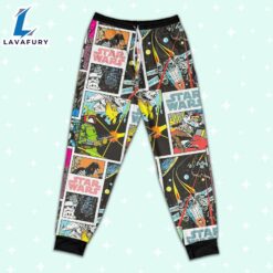 Star Wars Classic Star Wars Characters Retro Comic Book Style Pajamas Set - Movie Cartoon Holiday Pajamas