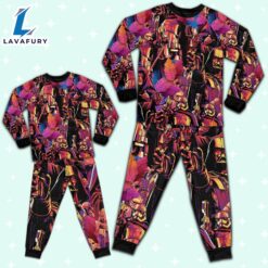 Star Wars Colorful Tropical Dark Side Pajamas Set - Movie Cartoon Holiday Pajamas