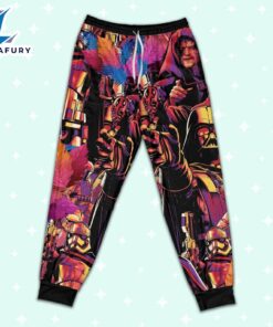 Star Wars Colorful Tropical Dark Side Pajamas Set - Movie Cartoon Holiday Pajamas