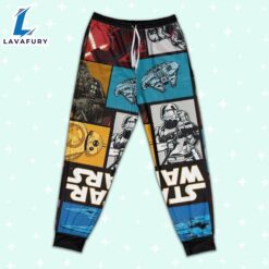 Star Wars Comic Blocks Awesome Pajamas Set - Movie Cartoon Holiday Pajamas