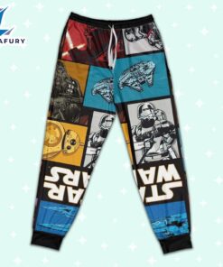 Star Wars Comic Blocks Awesome Pajamas Set - Movie Cartoon Holiday Pajamas