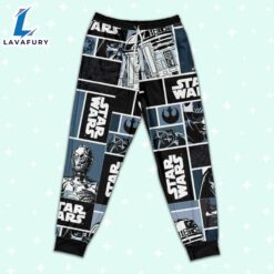 Star Wars Comic Characters Cool Art Pattern Pajamas Set - Movie Cartoon Holiday Pajamas