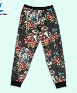 Star Wars Darth Vader Stormtrooper BB-8 Flower Pattern Pajamas Set - Family Disneyland Matching Pajamas Set