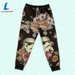 Star Wars Flower Stormtrooper Pattern Pajamas Set - Movie Cartoon Holiday Pajamas