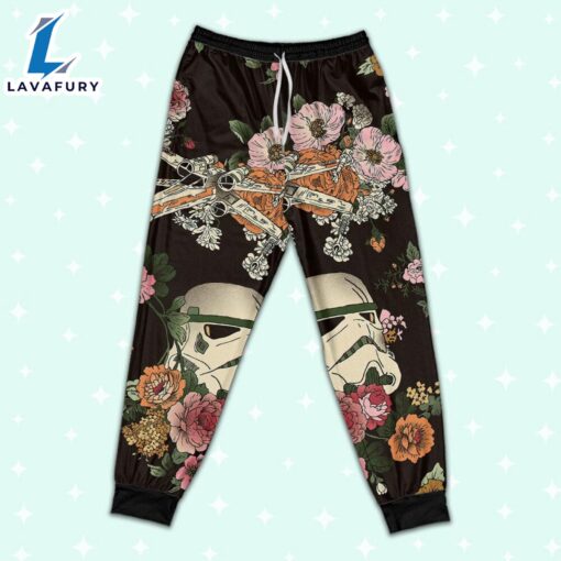 Star Wars Flower Stormtrooper Pattern Pajamas Set – Movie Cartoon Holiday Pajamas