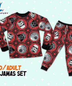 Star Wars Red Stained Glass Empire Pajamas Set – Movie Cartoon Holiday Pajamas