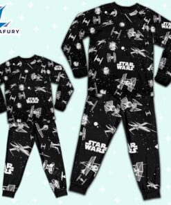 Star Wars Ship Glow in the Dark Galaxy Pajamas Set - Family Disneyland Matching Pajamas Set