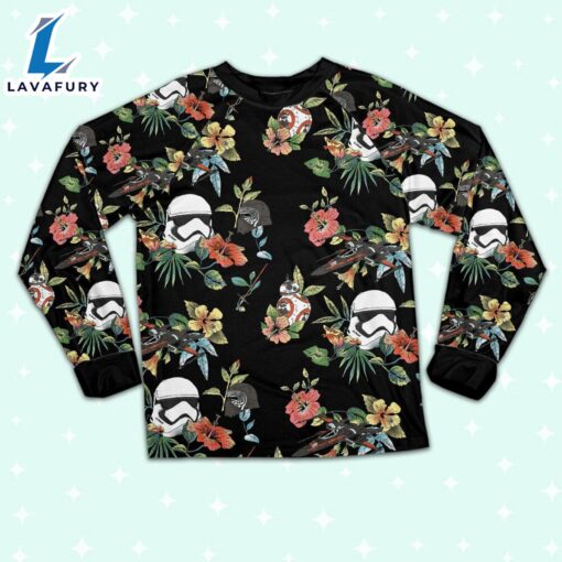 Star Wars Stormtrooper Kylo Ren BB-8 Vintage Floral Pajamas Set – Movie Cartoon Holiday Pajamas