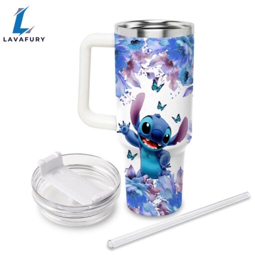 Stitch Flower Pattern Tumbler