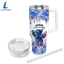 Stitch Flower Pattern Tumbler