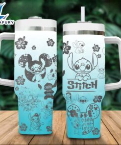 Stitch Pattern Laser Engraved Tumbler