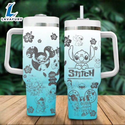 Stitch Pattern Laser Engraved Tumbler