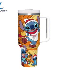 Stitch Tumbler With Lid And Straw