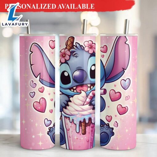 Stitch Valentine Tumbler 20oz Tumbler