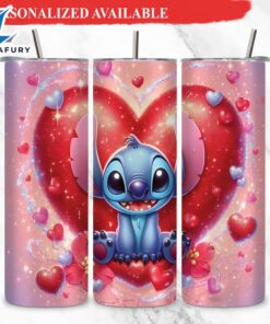 Stitch Valentine Tumbler Cartoon Valentine…