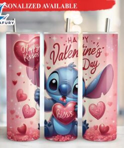 Stitch Valentine Tumbler Cartoon Valentine…