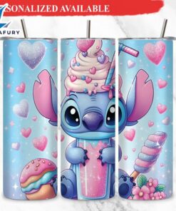 Stitch Valentine Tumbler Wrap Cartoon…